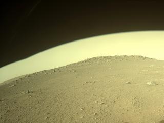 View image taken on Mars, Mars Perseverance Sol 383: Front Right Hazard Avoidance Camera (Hazcam)