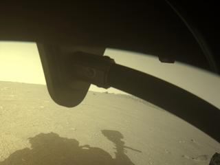 View image taken on Mars, Mars Perseverance Sol 383: Front Right Hazard Avoidance Camera (Hazcam)
