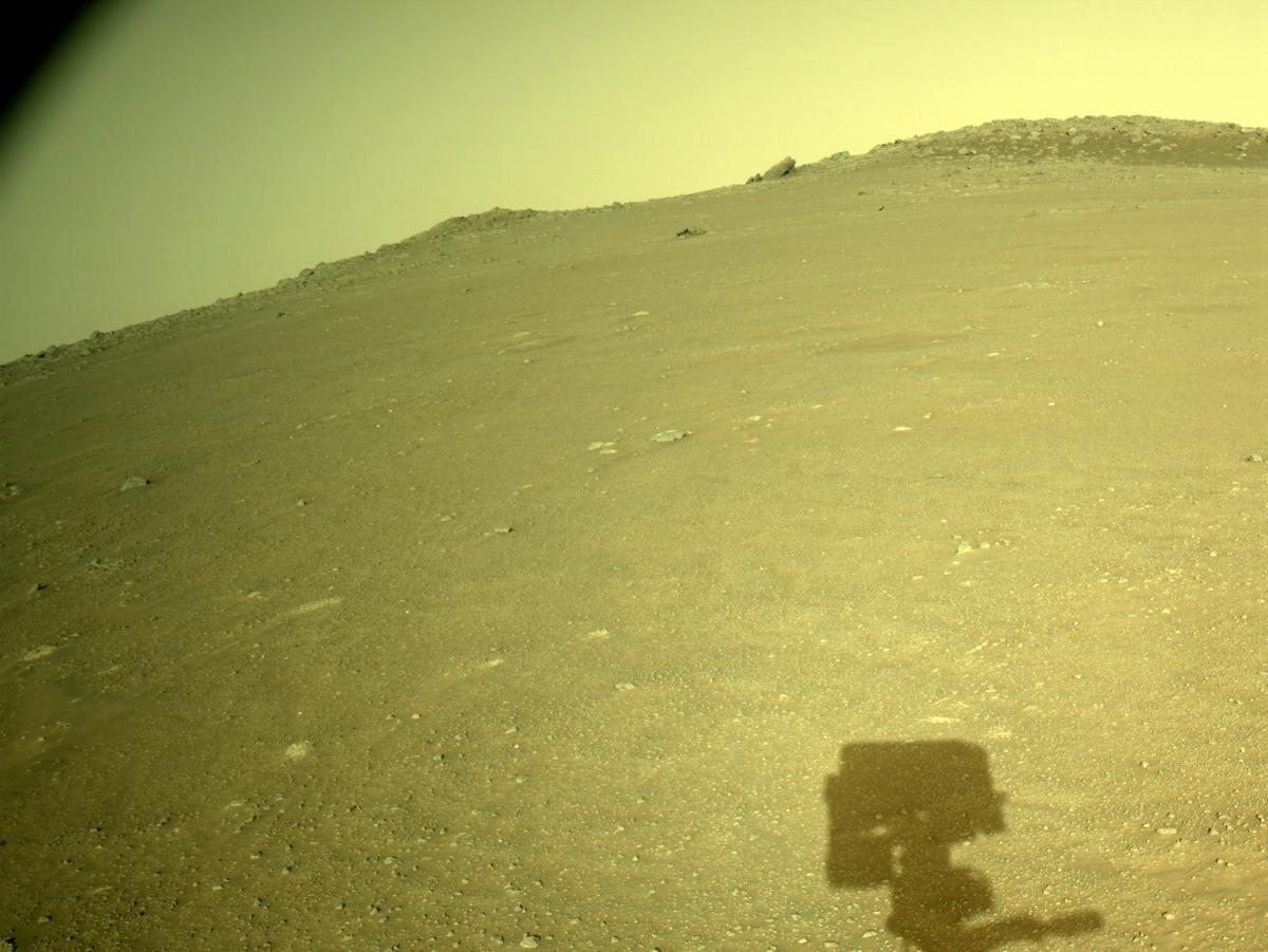 This image was taken by NAVCAM_LEFT onboard NASA's Mars rover Perseverance on Sol 383