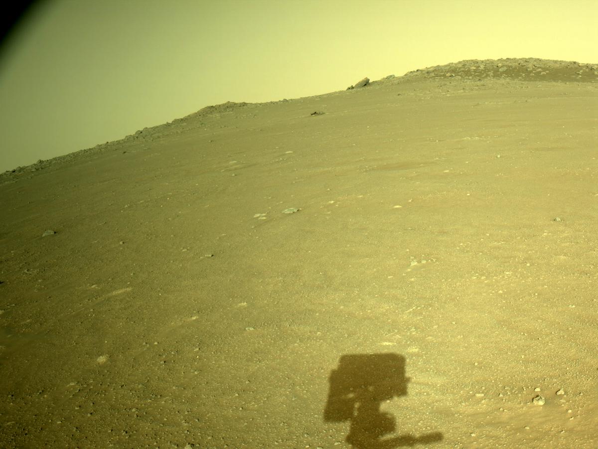 This image was taken by NAVCAM_RIGHT onboard NASA's Mars rover Perseverance on Sol 383