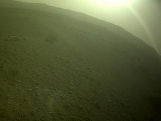 View image taken on Mars, Mars Perseverance Sol 383: Rear Right Hazard Avoidance Camera (Hazcam)