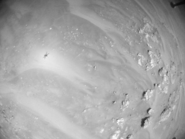 This image was taken by HELI_NAV onboard NASA's Mars rover Perseverance on Sol 384