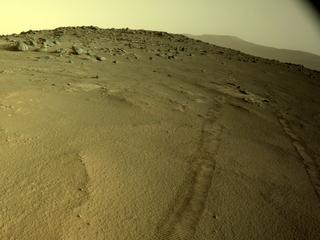 View image taken on Mars, Mars Perseverance Sol 384: Left Navigation Camera (Navcam)