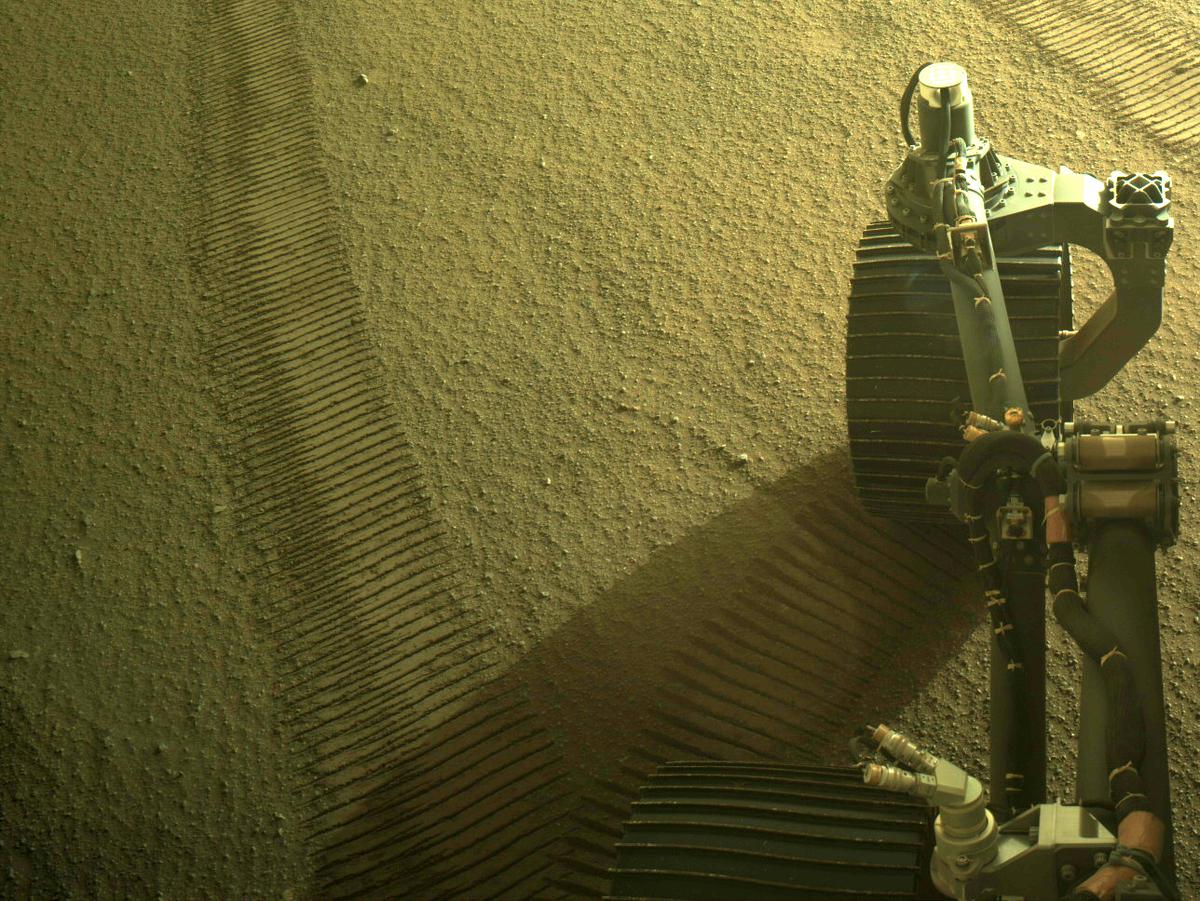 This image was taken by NAVCAM_LEFT onboard NASA's Mars rover Perseverance on Sol 384