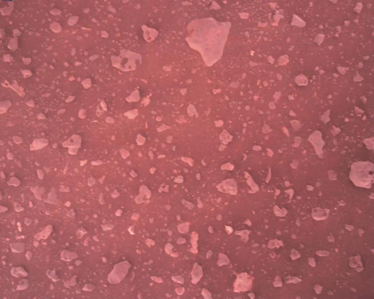 This image was taken by EDL_RDCAM onboard NASA's Mars rover Perseverance on Sol 385