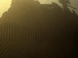 View image taken on Mars, Mars Perseverance Sol 385: Front Left Hazard Avoidance Camera (Hazcam)