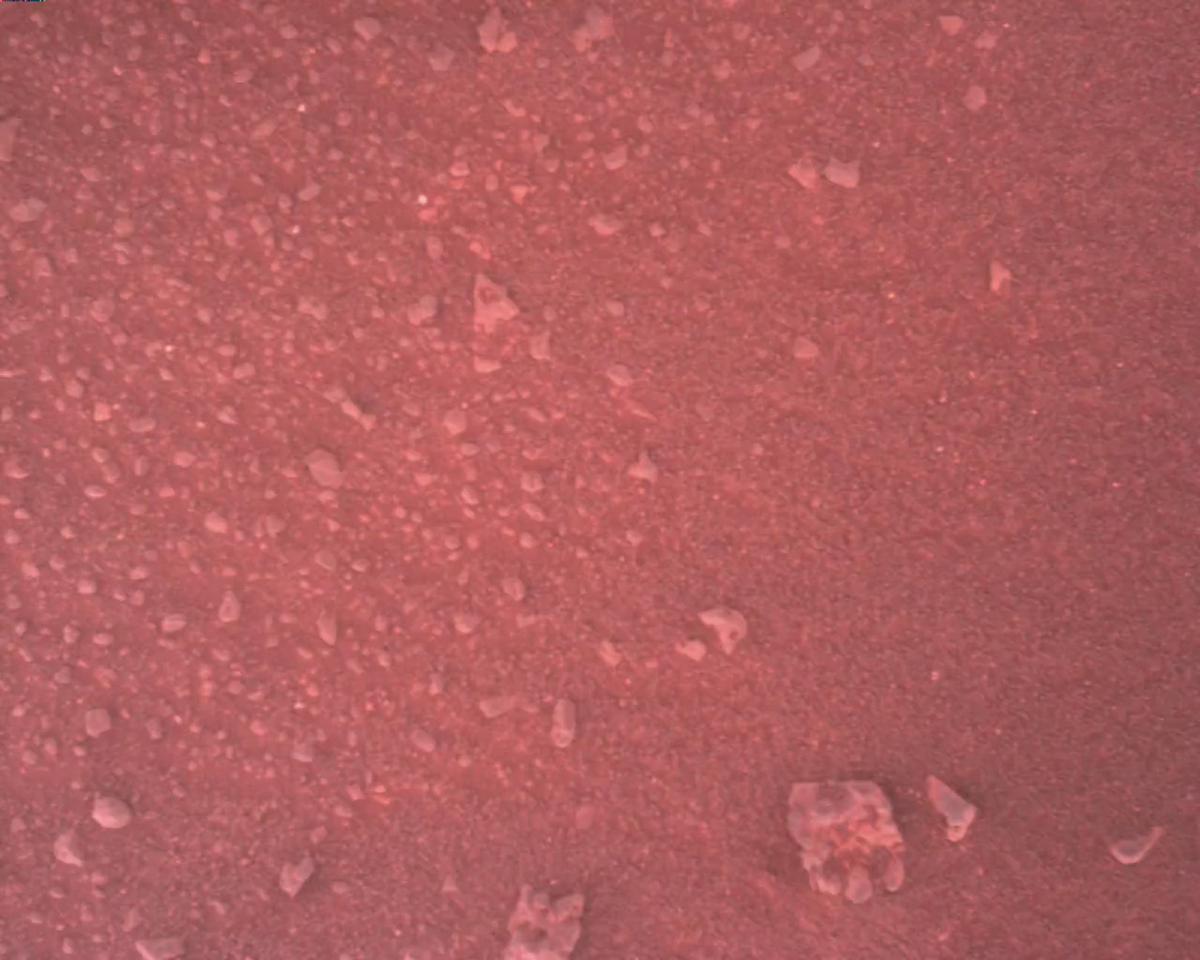 This image was taken by EDL_RDCAM onboard NASA's Mars rover Perseverance on Sol 386