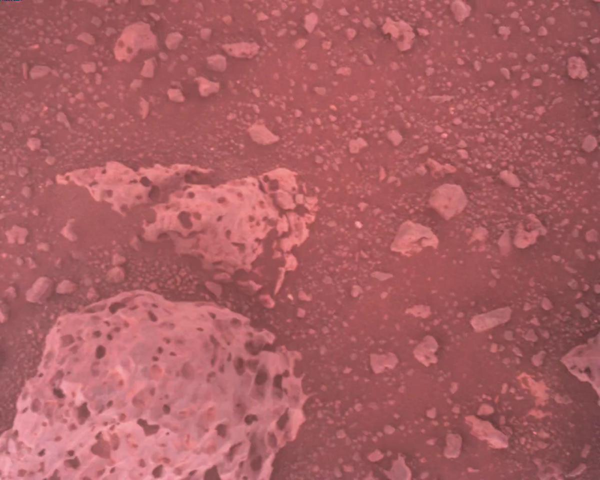 This image was taken by EDL_RDCAM onboard NASA's Mars rover Perseverance on Sol 387