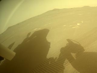 View image taken on Mars, Mars Perseverance Sol 387: Rear Right Hazard Avoidance Camera (Hazcam)