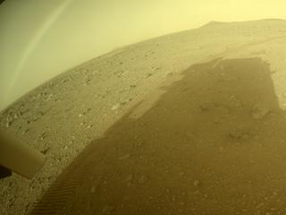 View image taken on Mars, Mars Perseverance Sol 389: Rear Right Hazard Avoidance Camera (Hazcam)