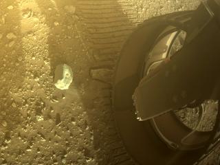 View image taken on Mars, Mars Perseverance Sol 389: Rear Right Hazard Avoidance Camera (Hazcam)
