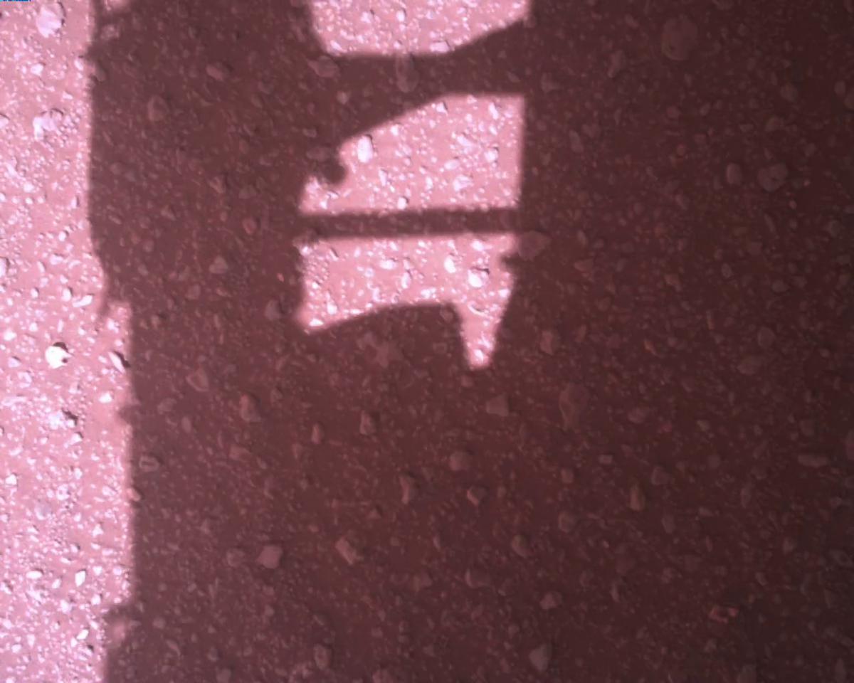 This image was taken by EDL_RDCAM onboard NASA's Mars rover Perseverance on Sol 394