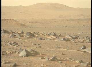 View image taken on Mars, Mars Perseverance Sol 395: Left Mastcam-Z Camera