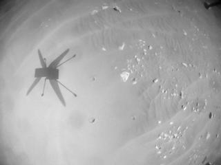 View image taken on Mars, Mars Helicopter Sol 398: Navigation Camera