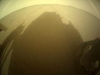 View image taken on Mars, Mars Perseverance Sol 398: Rear Right Hazard Avoidance Camera (Hazcam)