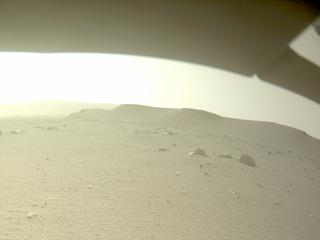 View image taken on Mars, Mars Perseverance Sol 400: Front Left Hazard Avoidance Camera (Hazcam)