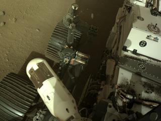 View image taken on Mars, Mars Perseverance Sol 400: Left Navigation Camera (Navcam)
