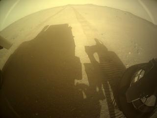 View image taken on Mars, Mars Perseverance Sol 400: Rear Right Hazard Avoidance Camera (Hazcam)