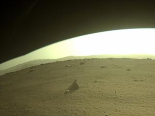 View image taken on Mars, Mars Perseverance Sol 402: Front Right Hazard Avoidance Camera (Hazcam)