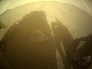 View image taken on Mars, Mars Perseverance Sol 402: Rear Right Hazard Avoidance Camera (Hazcam)