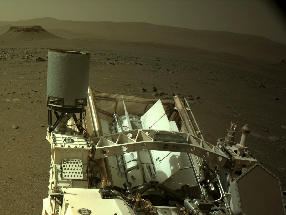 This image was taken by NAVCAM_LEFT onboard NASA's Mars rover Perseverance on Sol 405