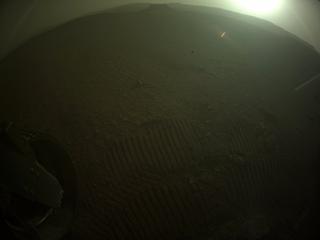 View image taken on Mars, Mars Perseverance Sol 405: Rear Left Hazard Avoidance Camera (Hazcam)