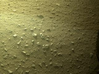 View image taken on Mars, Mars Perseverance Sol 408: Front Left Hazard Avoidance Camera (Hazcam)