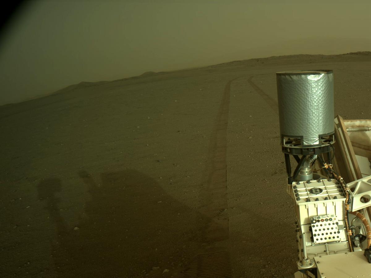 This image was taken by NAVCAM_LEFT onboard NASA's Mars rover Perseverance on Sol 409