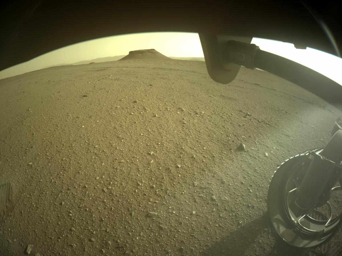 This image was taken by FRONT_HAZCAM_RIGHT_A onboard NASA's Mars rover Perseverance on Sol 413