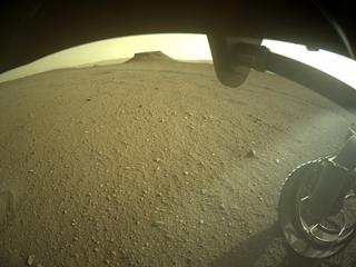 View image taken on Mars, Mars Perseverance Sol 413: Front Right Hazard Avoidance Camera (Hazcam)