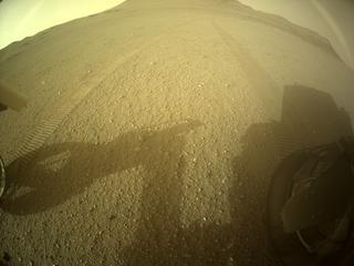 View image taken on Mars, Mars Perseverance Sol 413: Rear Right Hazard Avoidance Camera (Hazcam)