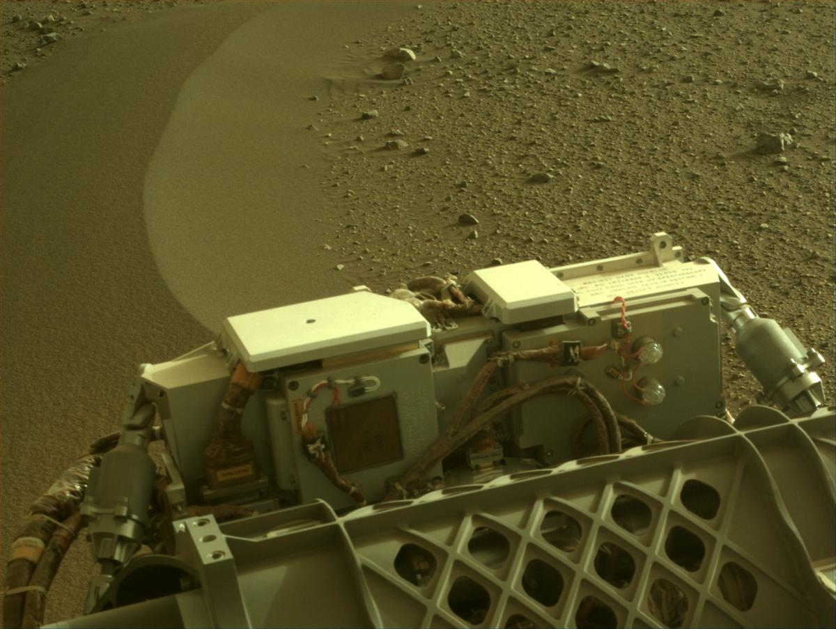 This image was taken by NAVCAM_LEFT onboard NASA's Mars rover Perseverance on Sol 414