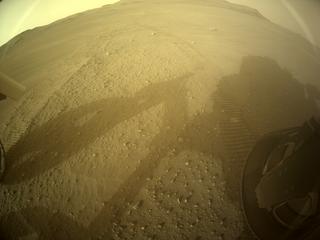 View image taken on Mars, Mars Perseverance Sol 415: Rear Right Hazard Avoidance Camera (Hazcam)