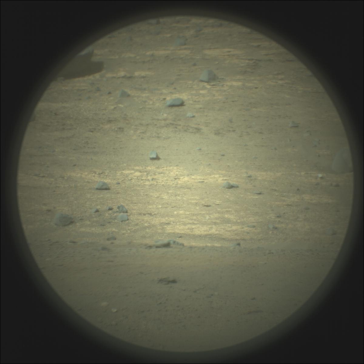 This image was taken by SUPERCAM_RMI onboard NASA's Mars rover Perseverance on Sol 420