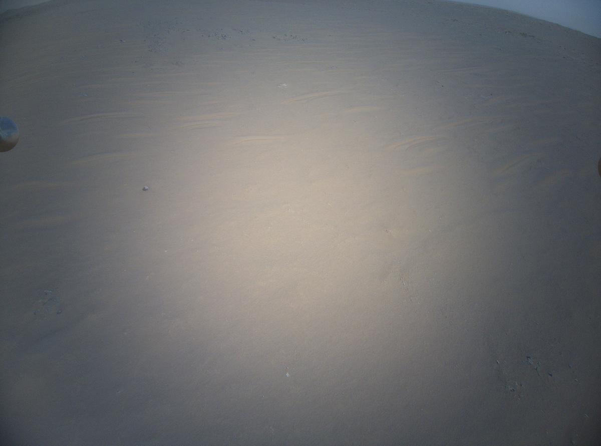 This image was taken by HELI_RTE onboard NASA's Mars rover Perseverance on Sol 423