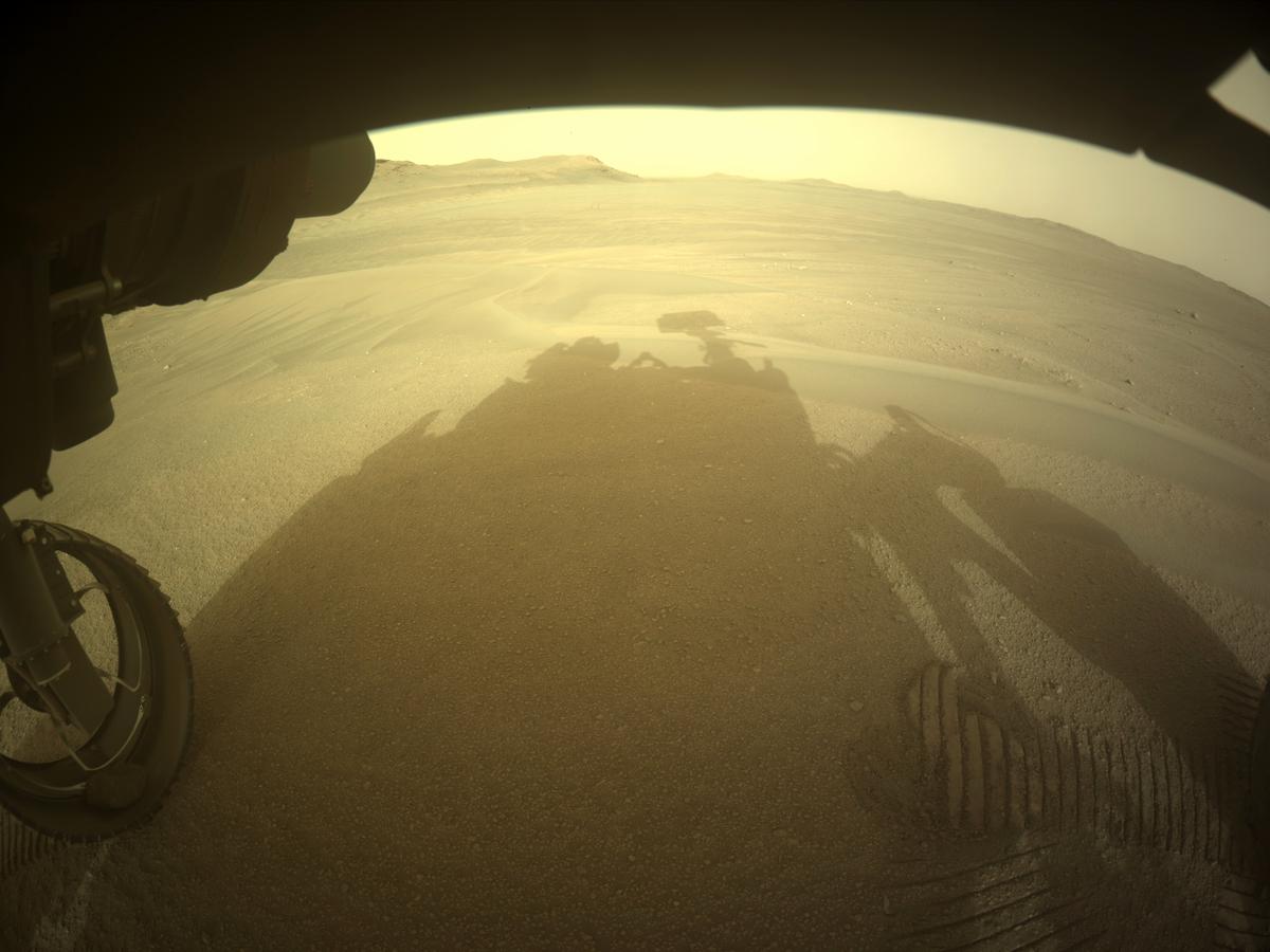 This image was taken by FRONT_HAZCAM_LEFT_A onboard NASA's Mars rover Perseverance on Sol 426