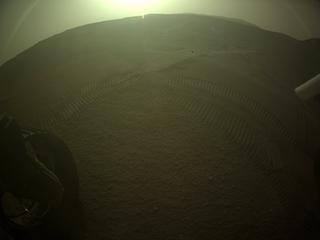 View image taken on Mars, Mars Perseverance Sol 426: Rear Left Hazard Avoidance Camera (Hazcam)