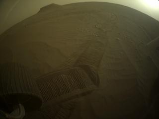 View image taken on Mars, Mars Perseverance Sol 428: Rear Left Hazard Avoidance Camera (Hazcam)