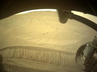 View image taken on Mars, Mars Perseverance Sol 430: Front Right Hazard Avoidance Camera (Hazcam)