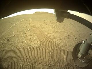 View image taken on Mars, Mars Perseverance Sol 432: Front Right Hazard Avoidance Camera (Hazcam)