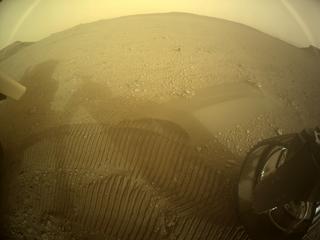 View image taken on Mars, Mars Perseverance Sol 432: Rear Right Hazard Avoidance Camera (Hazcam)