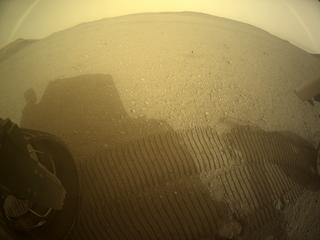 View image taken on Mars, Mars Perseverance Sol 433: Rear Left Hazard Avoidance Camera (Hazcam)