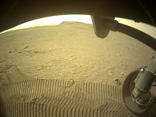 View image taken on Mars, Mars Perseverance Sol 434: Front Right Hazard Avoidance Camera (Hazcam)