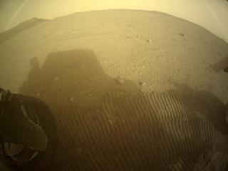 View image taken on Mars, Mars Perseverance Sol 434: Rear Left Hazard Avoidance Camera (Hazcam)