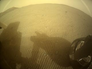 View image taken on Mars, Mars Perseverance Sol 434: Rear Right Hazard Avoidance Camera (Hazcam)