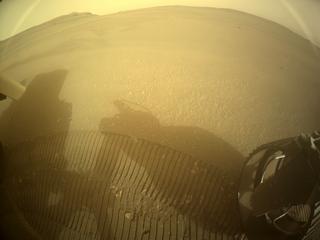 View image taken on Mars, Mars Perseverance Sol 437: Rear Right Hazard Avoidance Camera (Hazcam)