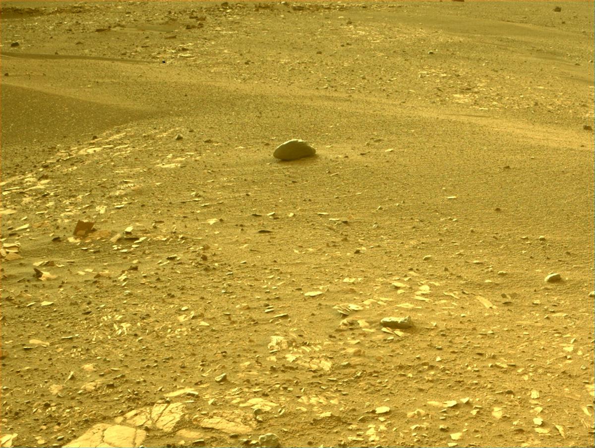This image was taken by FRONT_HAZCAM_RIGHT_A onboard NASA's Mars rover Perseverance on Sol 443