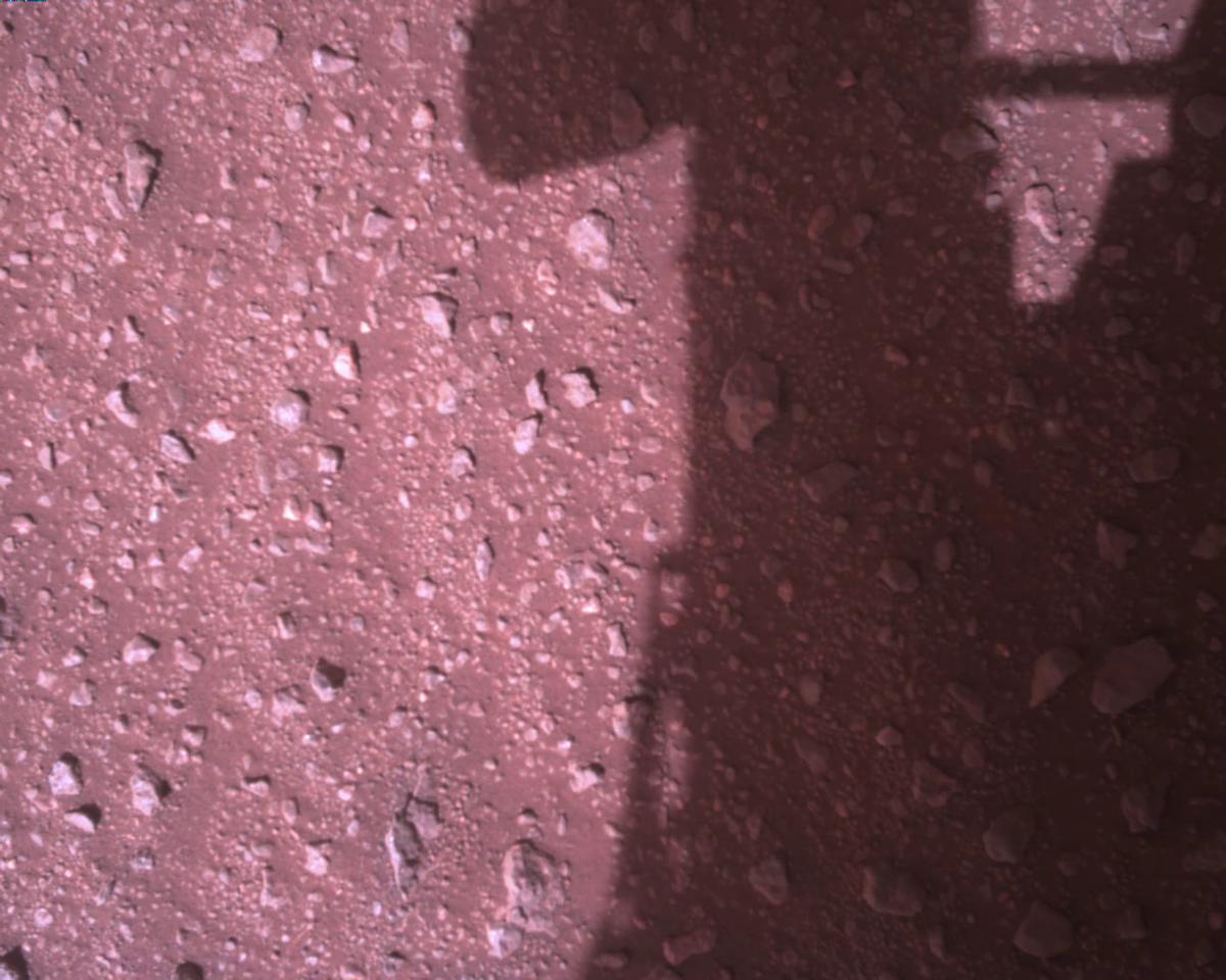 This image was taken by EDL_RDCAM onboard NASA's Mars rover Perseverance on Sol 448