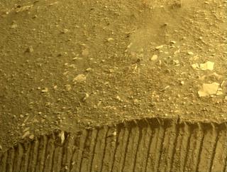 View image taken on Mars, Mars Perseverance Sol 448: Front Right Hazard Avoidance Camera (Hazcam)