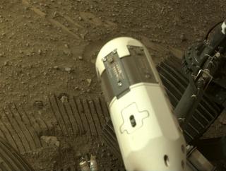 View image taken on Mars, Mars Perseverance Sol 448: Left Navigation Camera (Navcam)